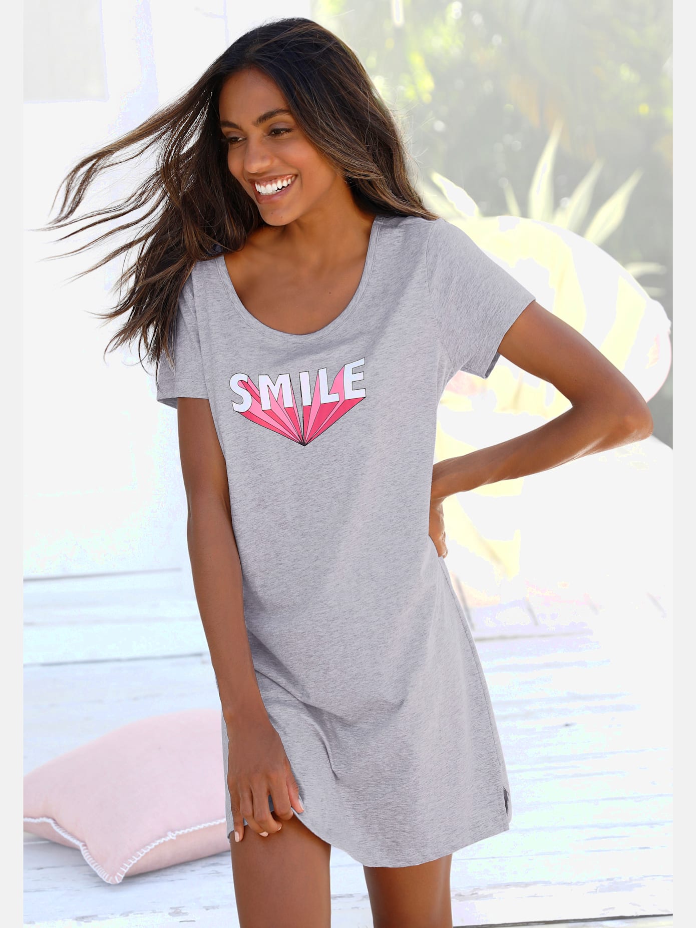 Chemise de nuit t-shirt de nuit avec différents imprimés