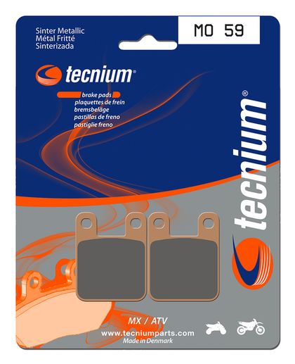 Plaquettes de freins Tecnium MX/Quad métal fritté - MO59