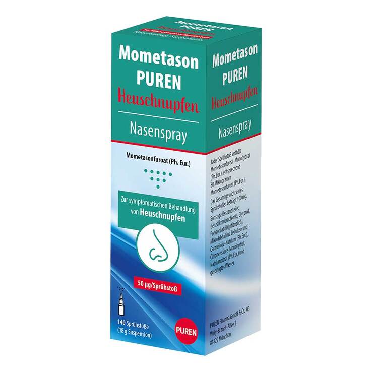 Mometason Puren Heuschnupfenspray 50 µg, 18 g