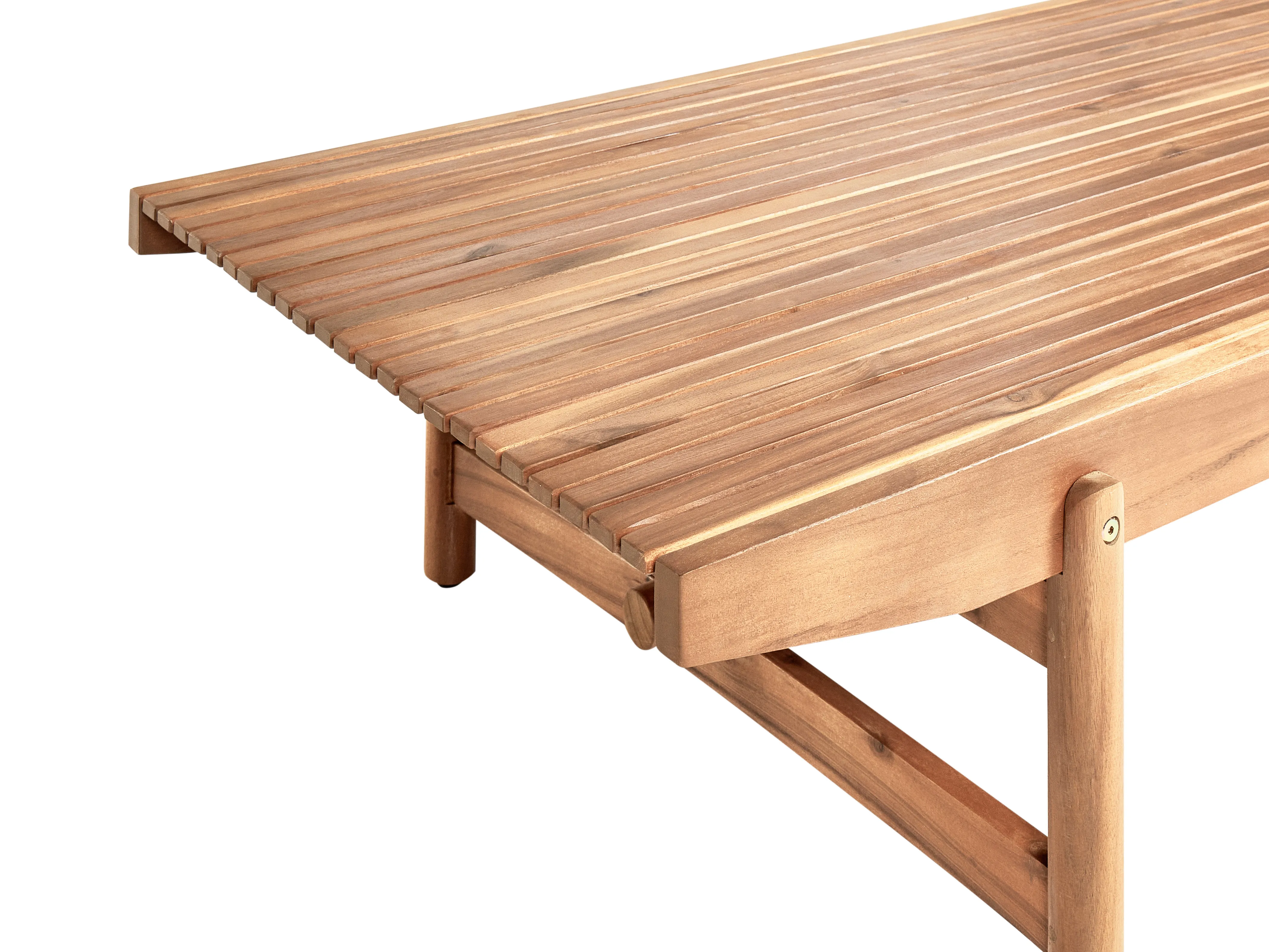 Tuin salontafel GIAVENO 145 cm 79 cm Acaciahout Bruin