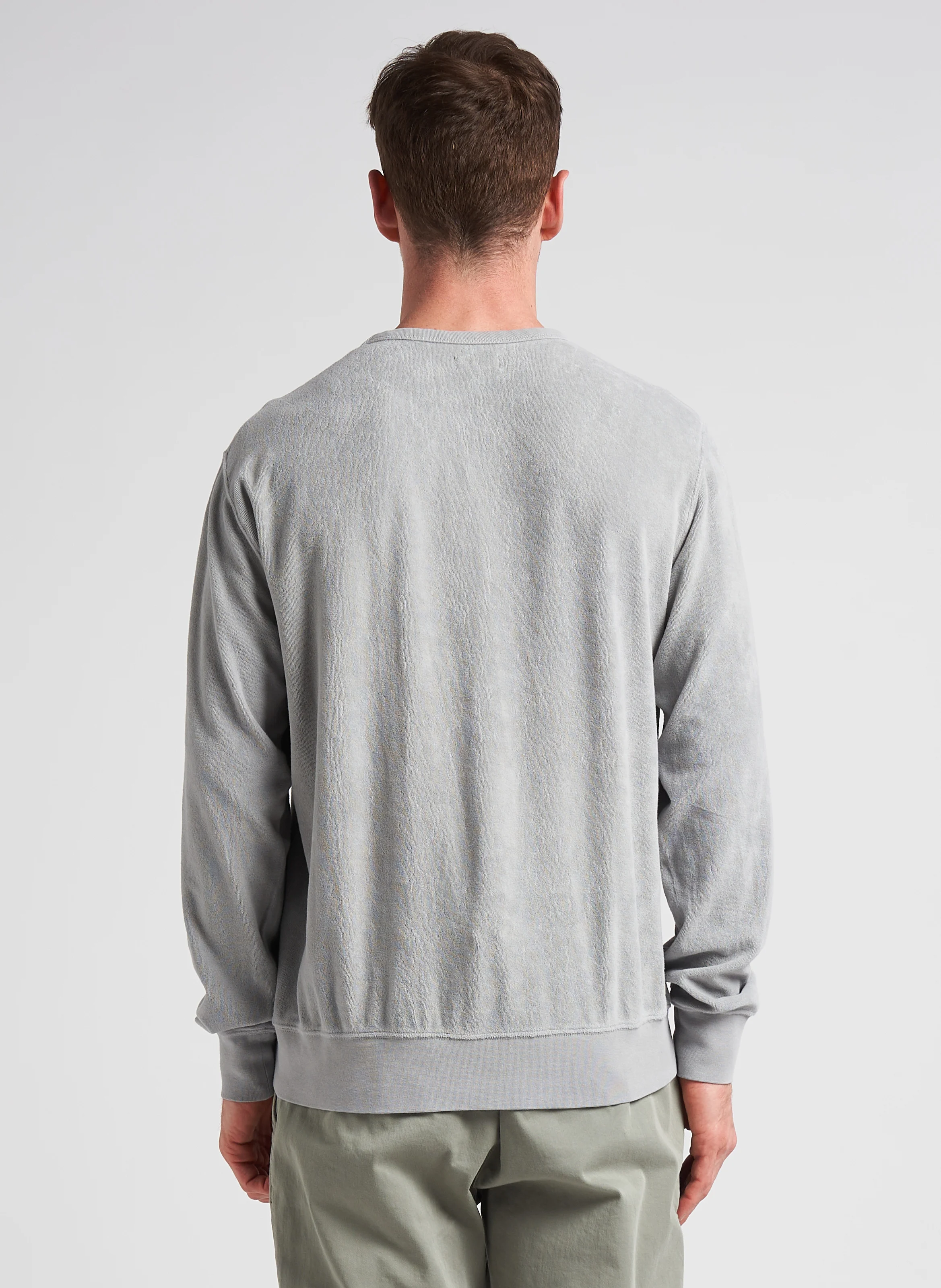 Sweat col rond droit | Gris
