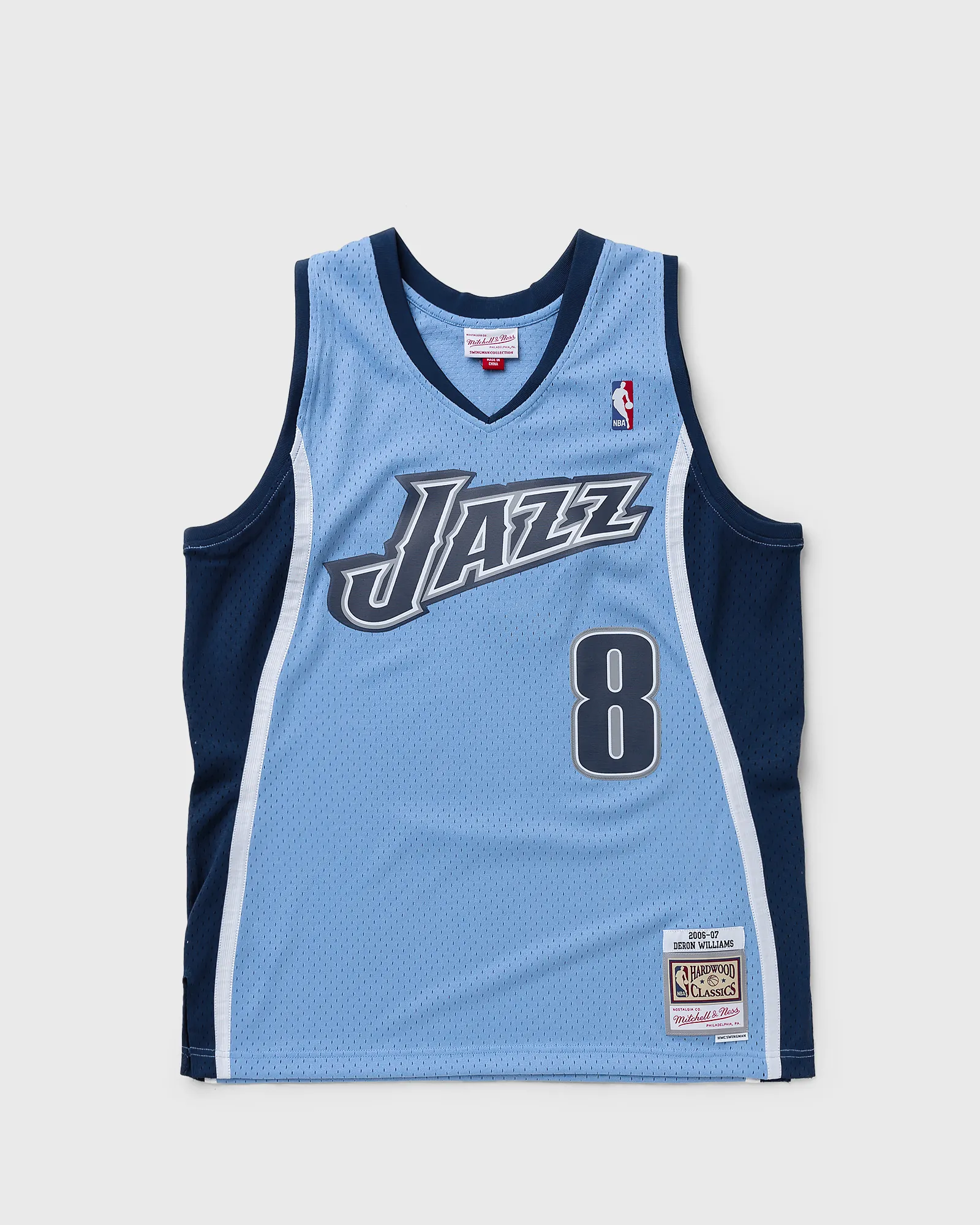 Mitchell & Ness NBA SWINGMAN JERSEY UTAH JAZZ ALTERNATE 2006-07 DERON WILLIAMS #8