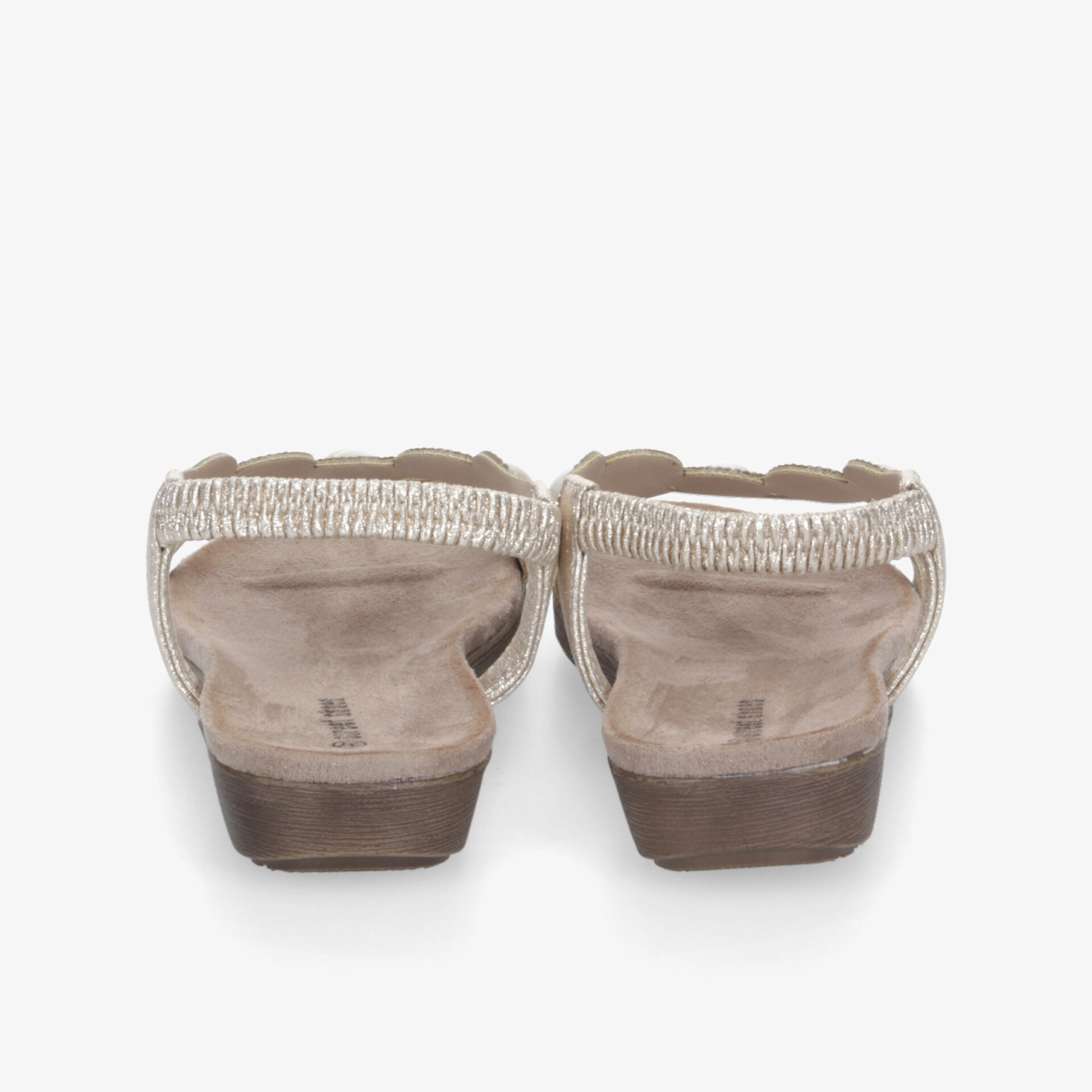 street shoes Damen Sandalen gold