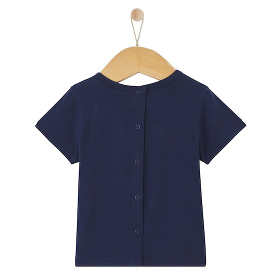 T-shirt + pantalon Blue Garden   Bleu/Rouge        de               P'tit bisou
