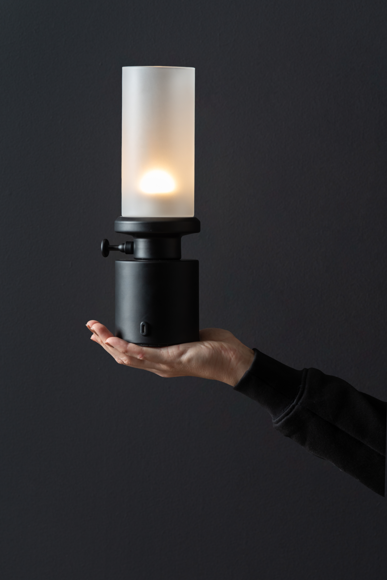 Table lamp Camp LED iron black