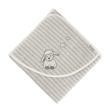 Sterntaler Badetuch100x100 Stanley grau