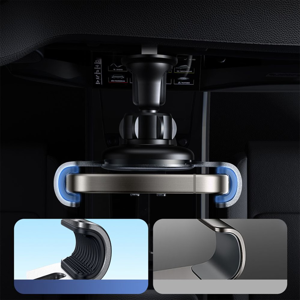 Universal Auto Smartphone Halterung Car Phone Mount für Air Frame Lüftungsgitter (JR-ZS392) - Schwarz