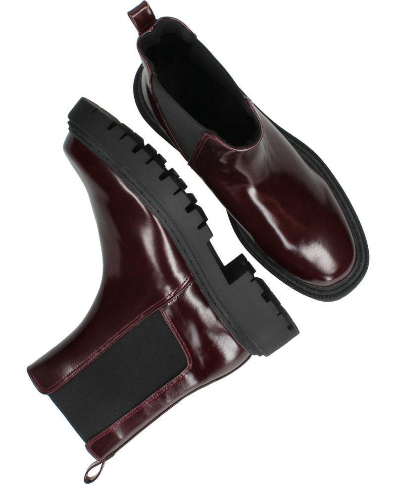 Deabused Chelseaboots Rood Dames