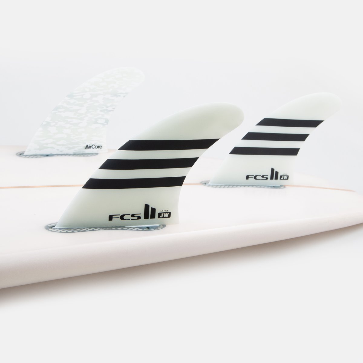 FCS FCS II JW PC Black / White  - Medium Thruster