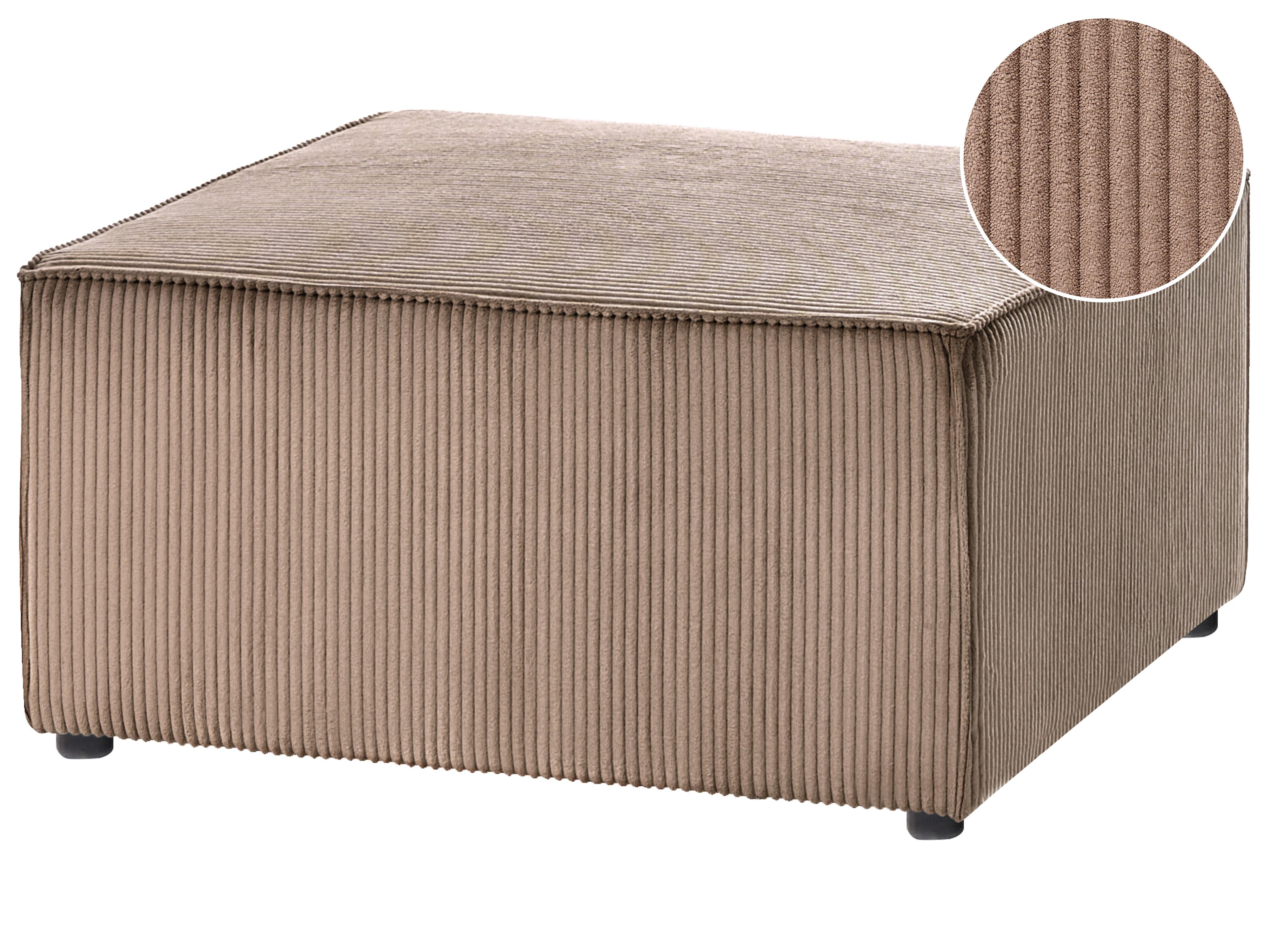 Ottomaan LEMVIG Corduroy Zandbeige