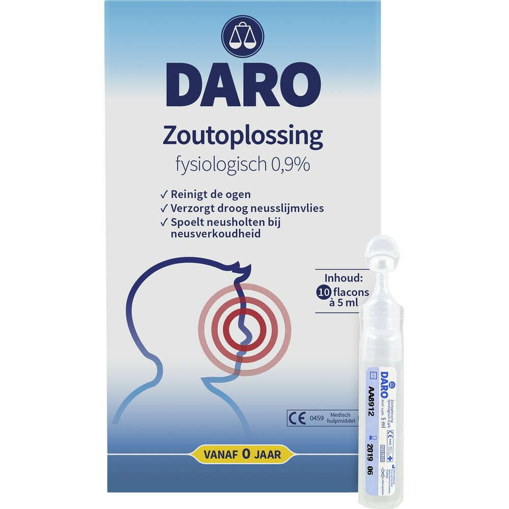 3x Daro Fysiologische Zoutoplossing10 stuks