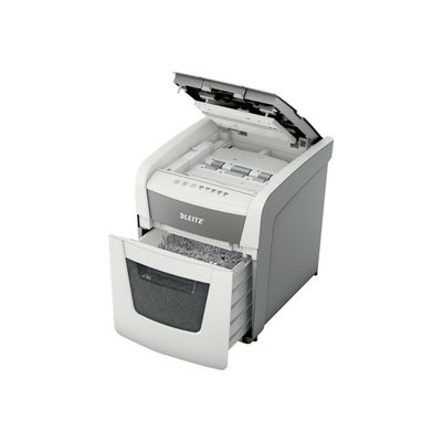 Leitz IQ Autofeed Small Office 50 - Destructeur de documents coupe croisée - 50 feuilles - Corbeille 20 litres