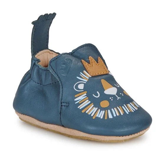 Chaussons My Blublu lion   Denim        de               Easy Peasy