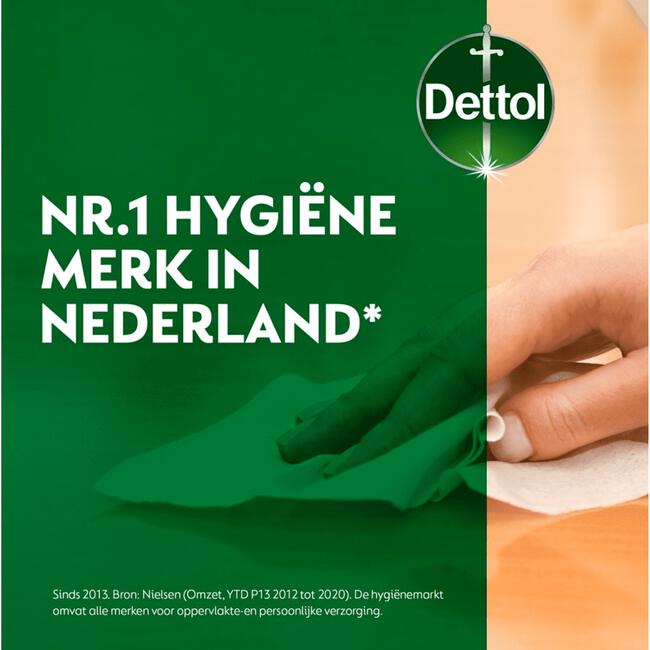 Dettol Tru Clean Eucalyptus & Lime Doekjes 48 stuks