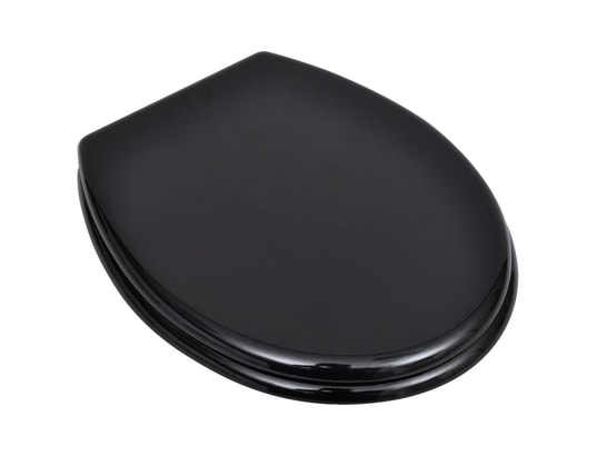 VIDAXL - Sièges de toilette avec couvercles 2 pcs mdf noir