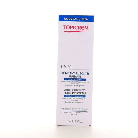 Topicrem UR30 crème anti rugosités apaisante - Peau sèche, rugueuse