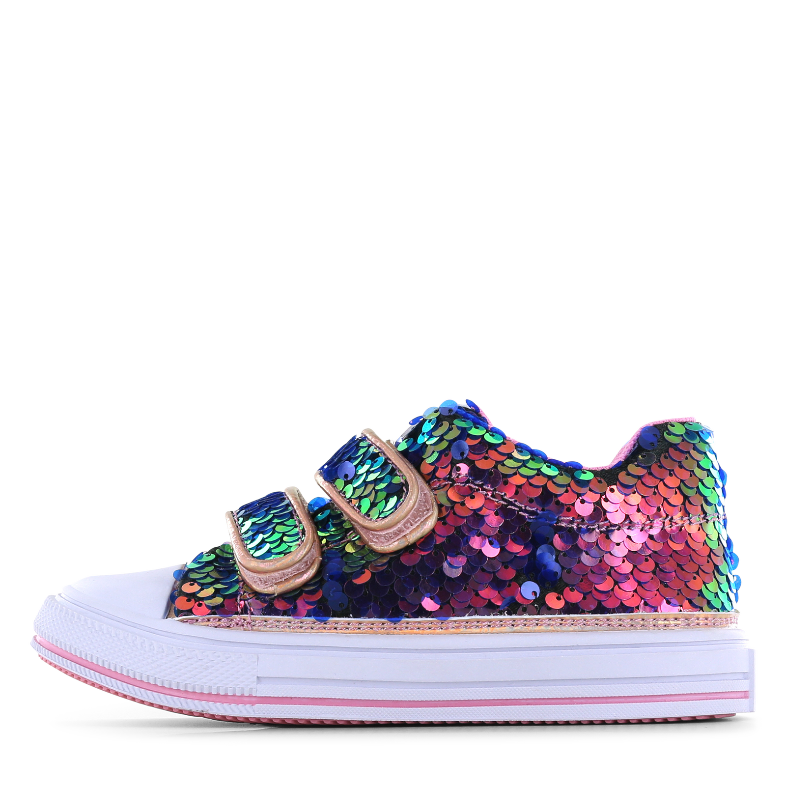 Go Banana’s klittenband sneaker – Mermaid Pailletten | Meisjes schoenen