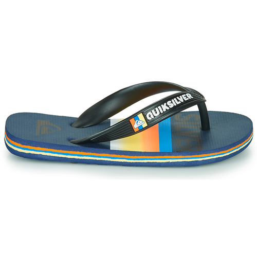 Quiksilver - MOLOKAI SLAB - Bleu / orange / noir