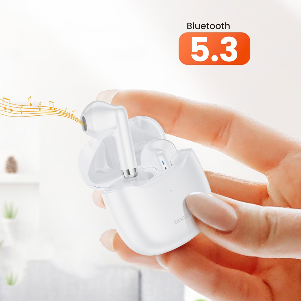 Bluetooth 5.3 In-Ear Kopfhörer True Wireless Headset   Ladecase (320mAh) (IPX4) - Weiss