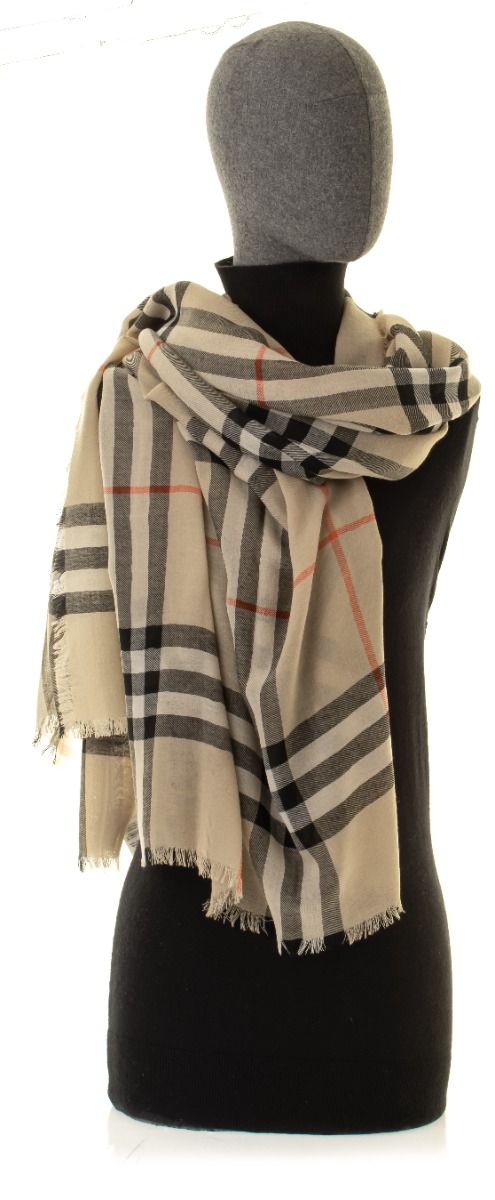 Burberry Lightweight Wool Scarf