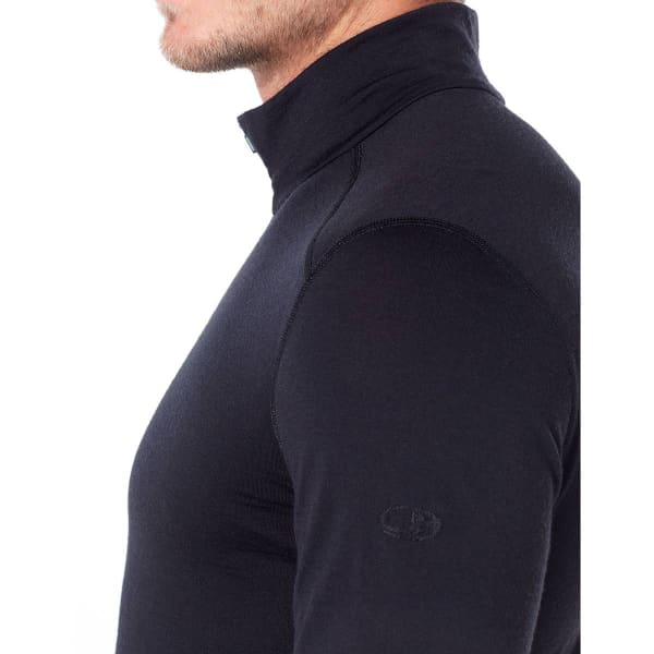 T-shirt thermique ICEBREAKER 200 OASIS LS HALF ZIP BLACK