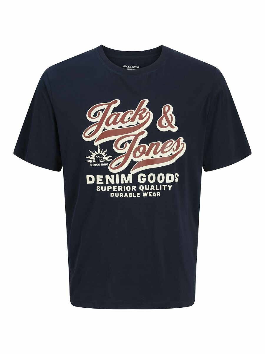 JACK & JONES<br>Camiseta de gola redonda com o logotipo Jje