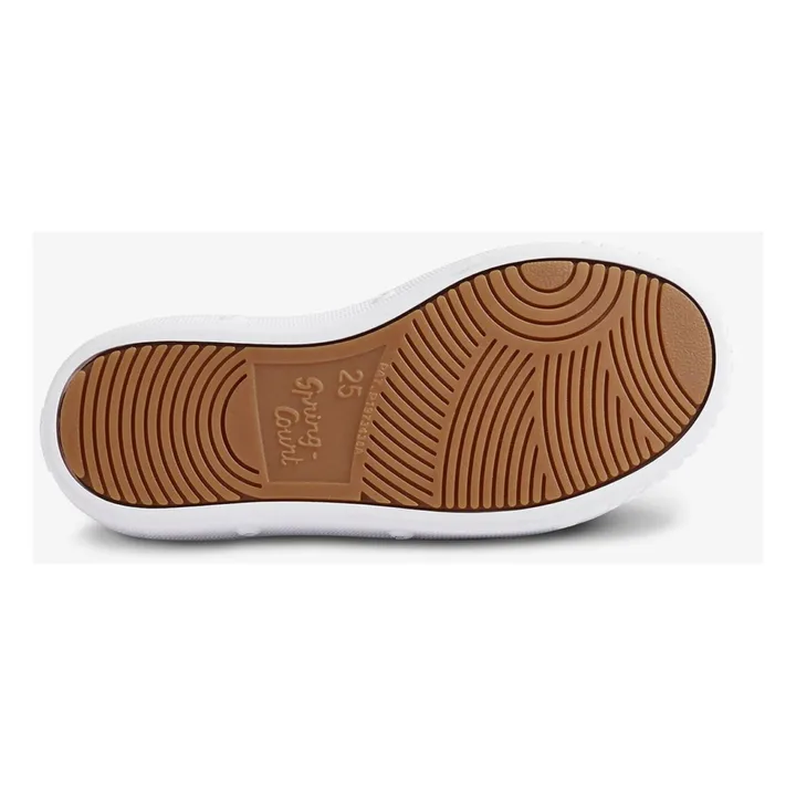 Spring Court Baskets Montantes Zip B2 Canvas | Bleu marine