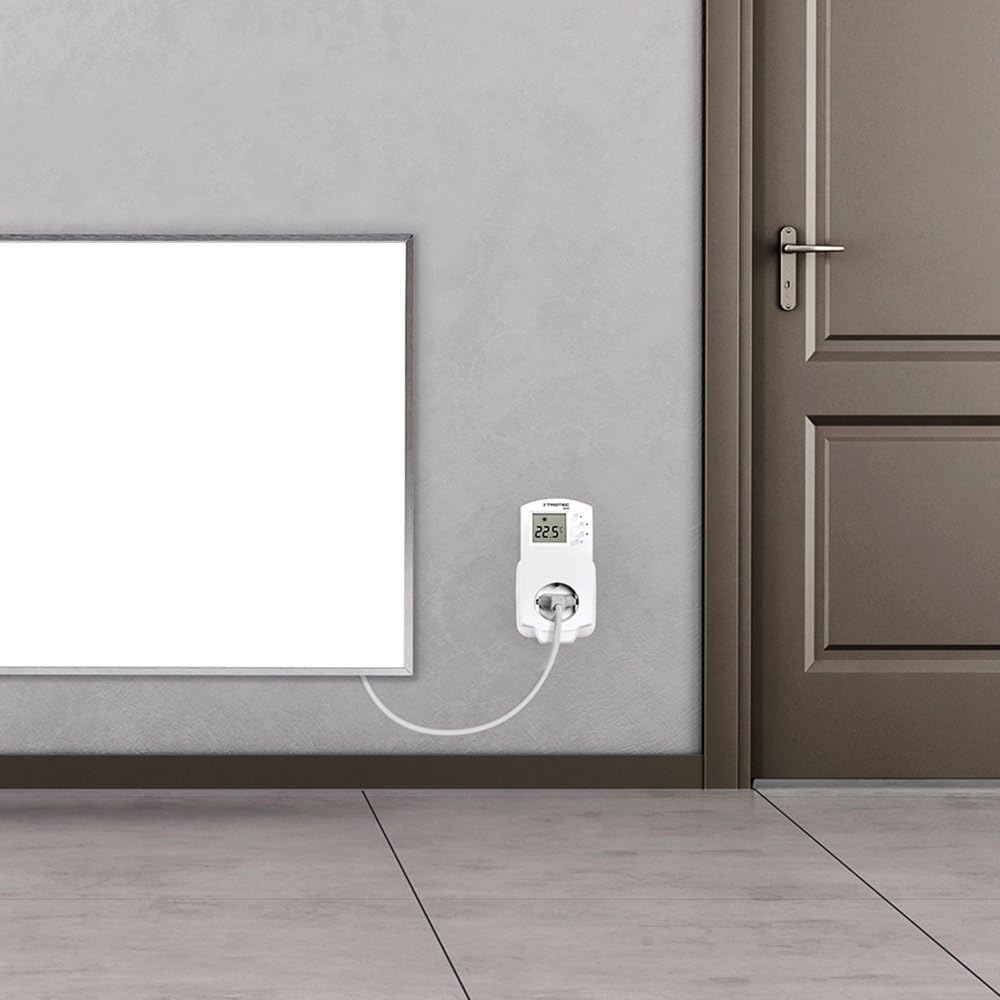 TROTEC Infrarot Wandheizung TIH 900 S – Heizleistung 900 W – Elektro Heizkörper, 1205 x 755 mm, IP54