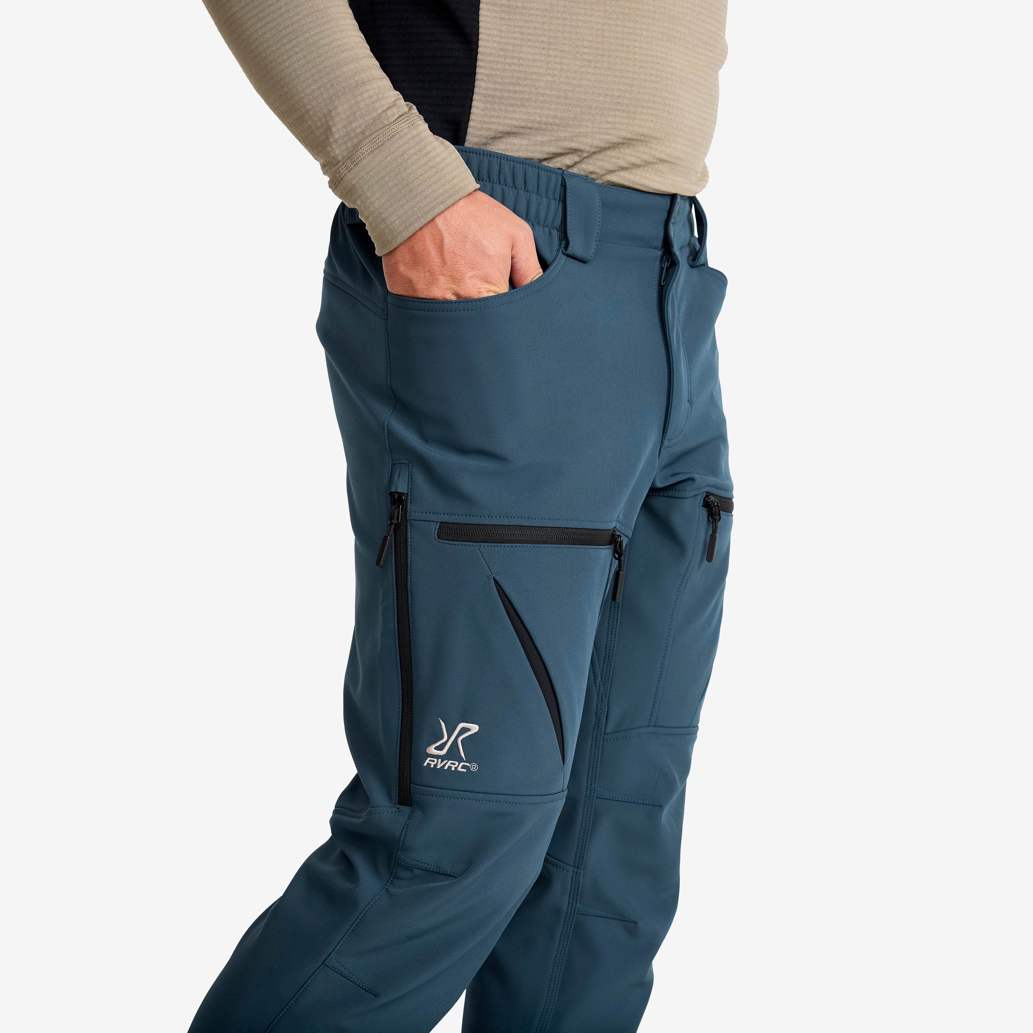 Hiball Softshell Pants Herre Moonlit Ocean