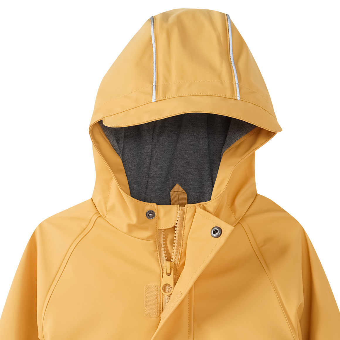 Famy Baby Regenjacke mit Beschichtung gelb