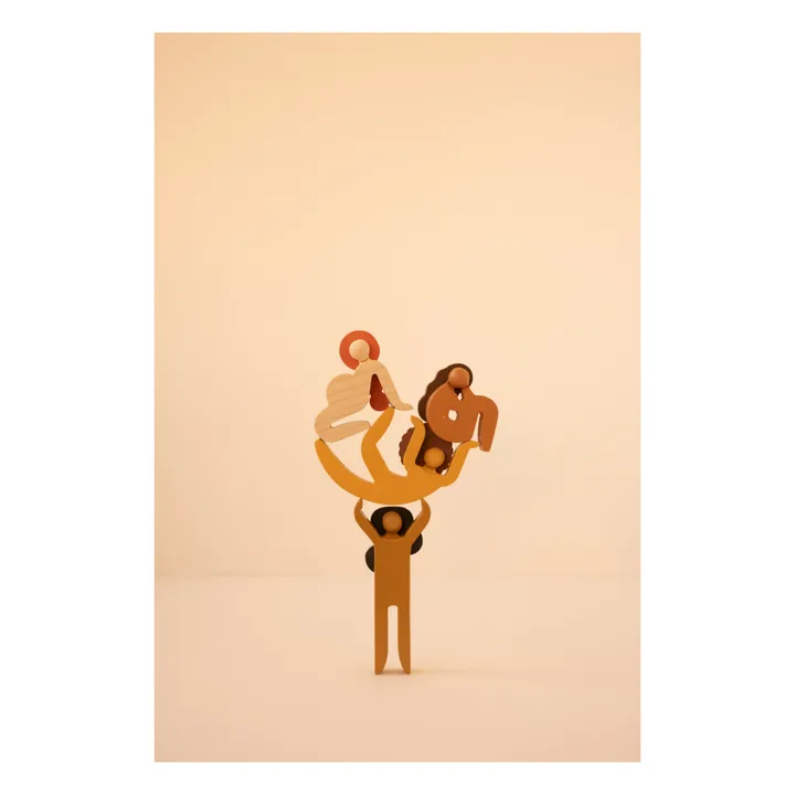 Babai Toys Figurines en bois - Women Moods