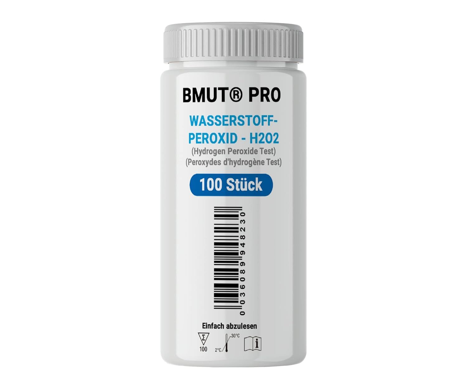 BMUT Wasserstoffperoxid 0-100 ppm Teststreifen Wassertest H2O2