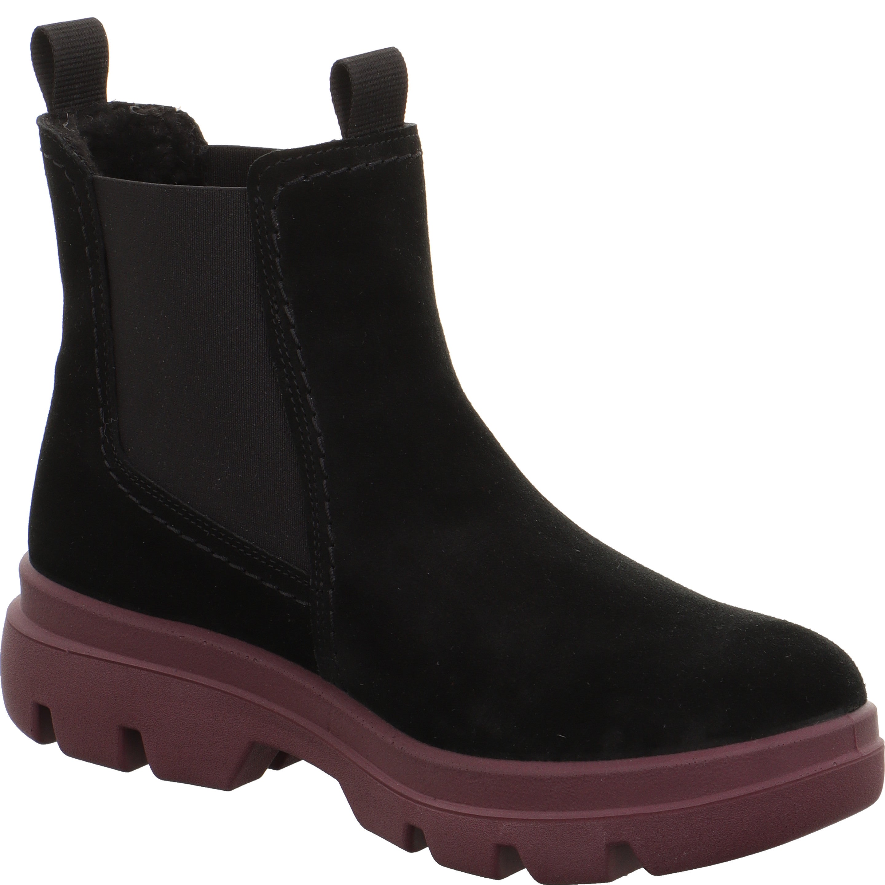 legero ANGELINA Damen  Chelsea Boots mit Slip-on - Farbe: Schwarz - Größe: 4
