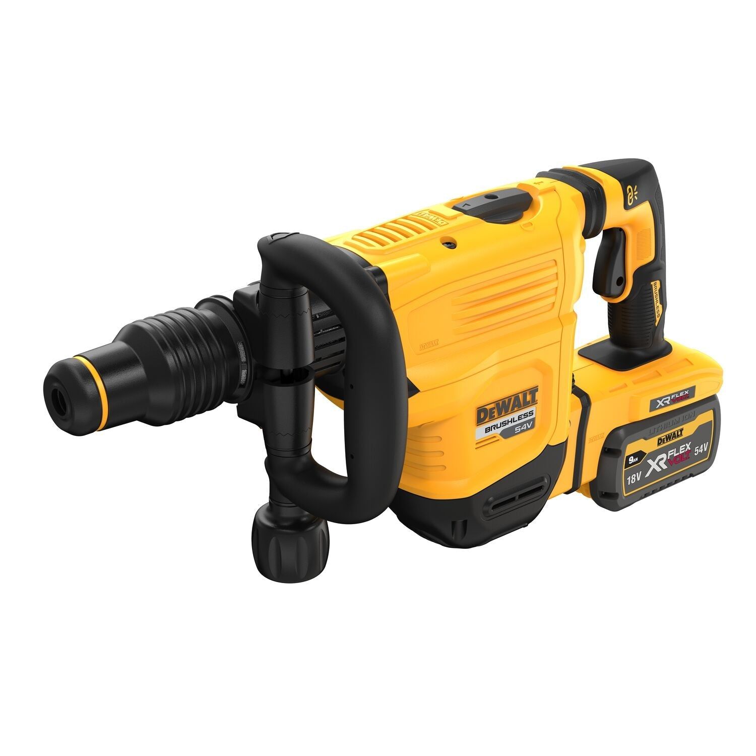DeWALT DCH832X2-QW 6kg SDS-Max Accu Breekhamer 54V XR FlexVolt 9.0Ah in koffer