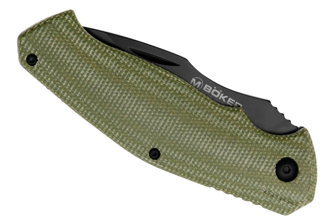 Böker Magnum Advance Pro 42 01RY306SOI Green Micarta, Knivesandtools Exclusive, zakmes