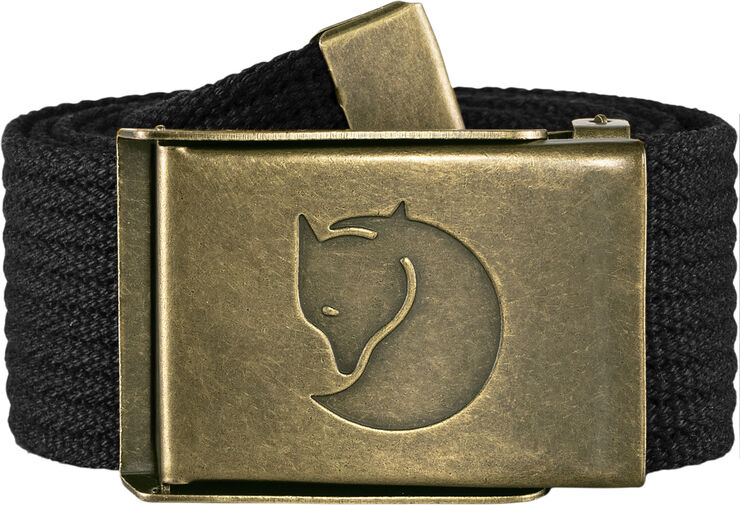 Fjällräven Canvas Brass Belt Sort