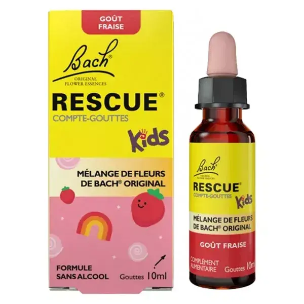 RESCUE Kids Óleo de Morango em Conta-gotas - 10 ml