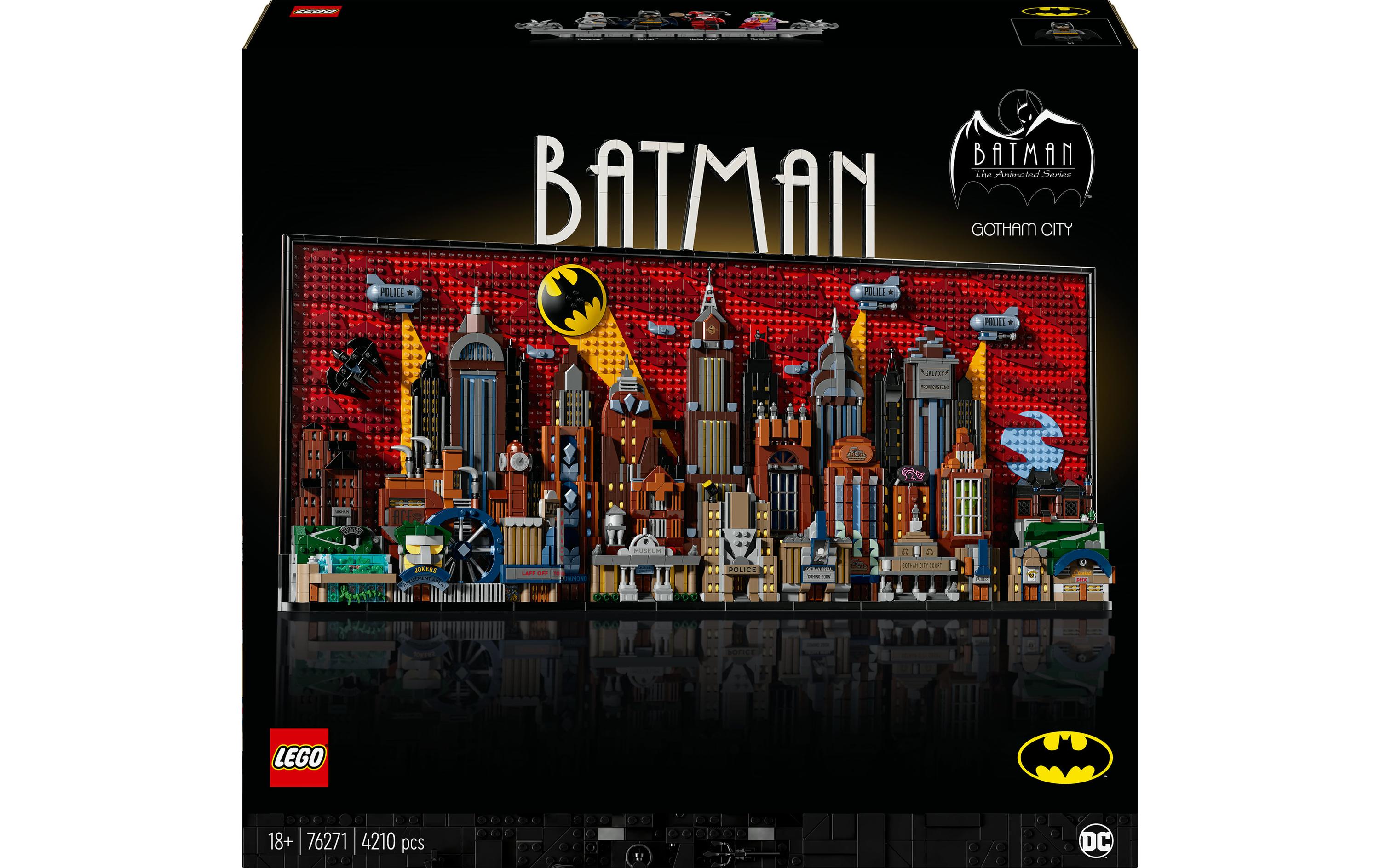 Art Batman: Die Zeichentrickserie Gotham City 76271<br>Interaktives Modell zum Bauen und Ausstellen