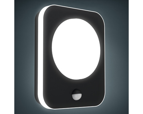 LED Sensor Buiten Wandlamp 9W 993 lm 3000K Madriz zwart/wit