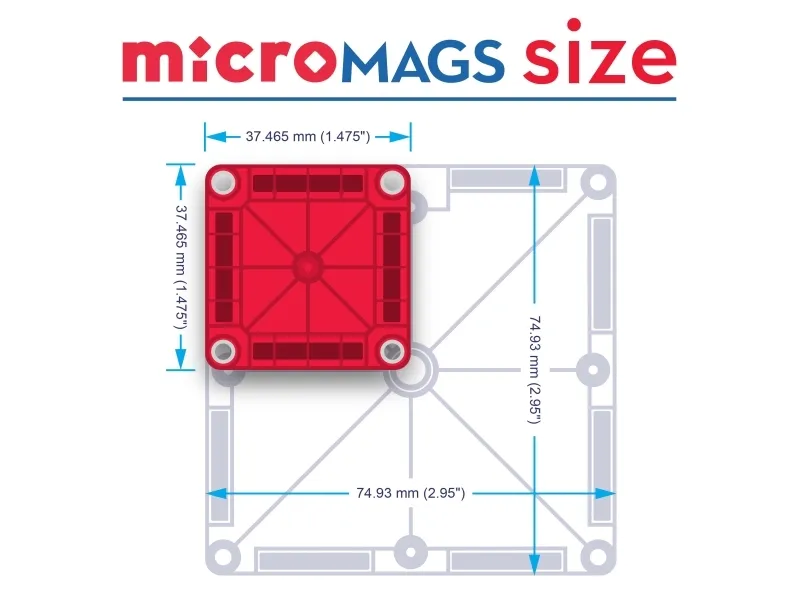 Magna-Tiles microMAGS 70 pcs
