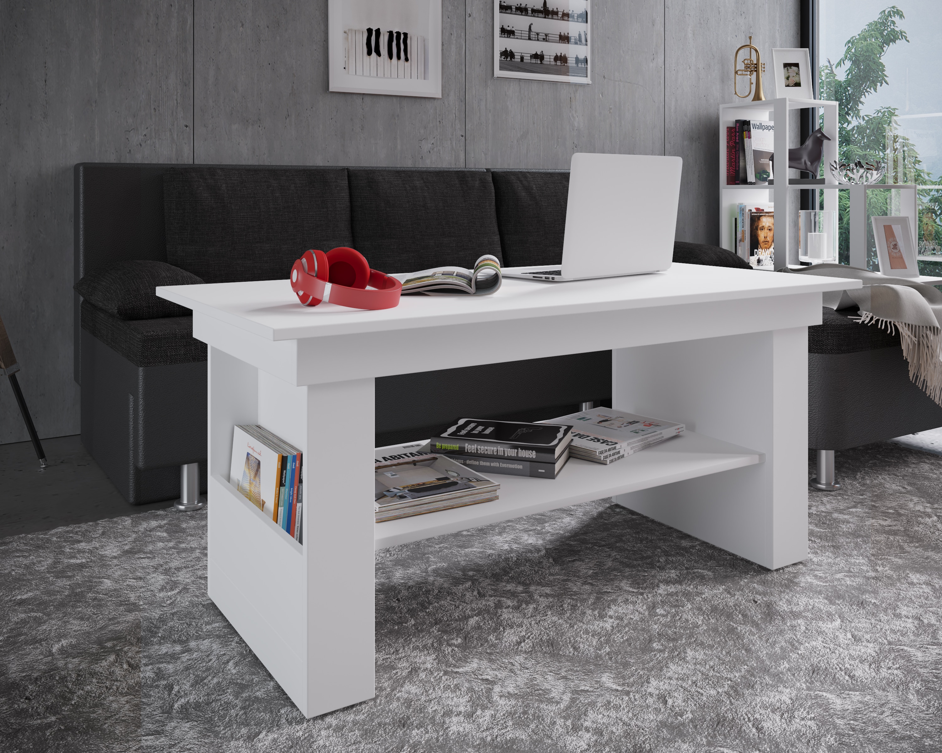VCM Holz Beistelltisch Couchtisch Sofatisch Wohnzimmertisch Kaffeetisch Kobila