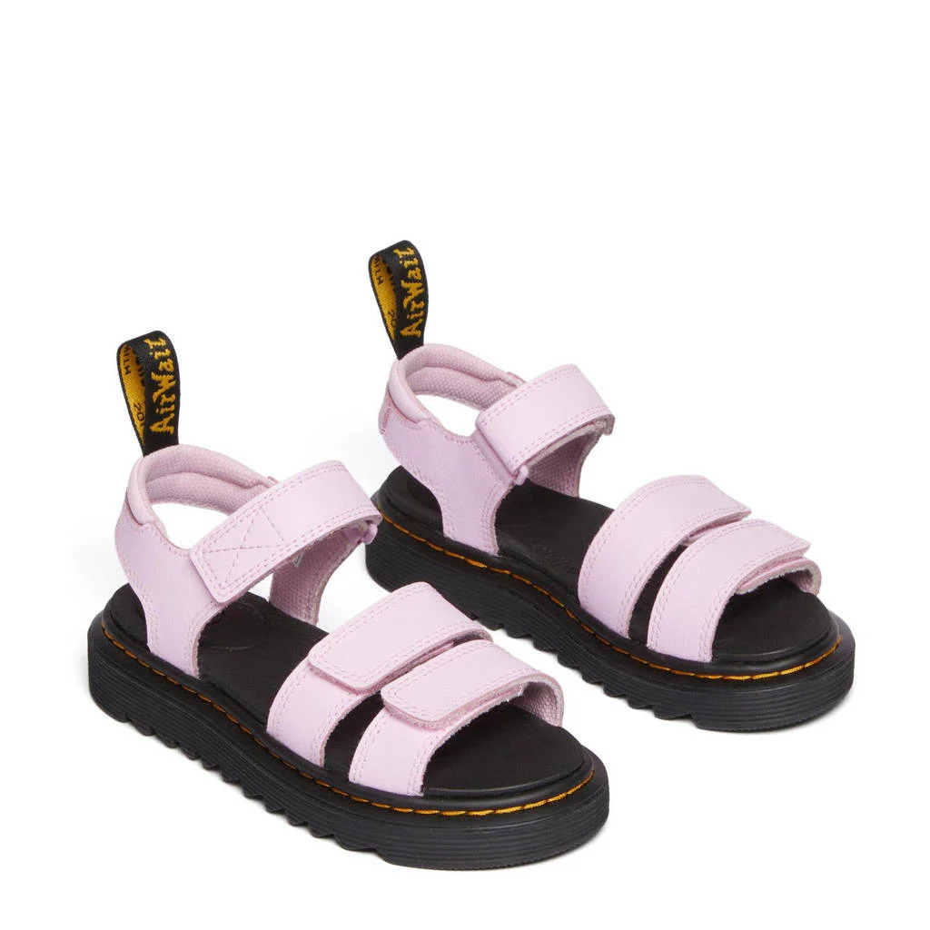 Dr. Martens Klaireleren sandalen roze