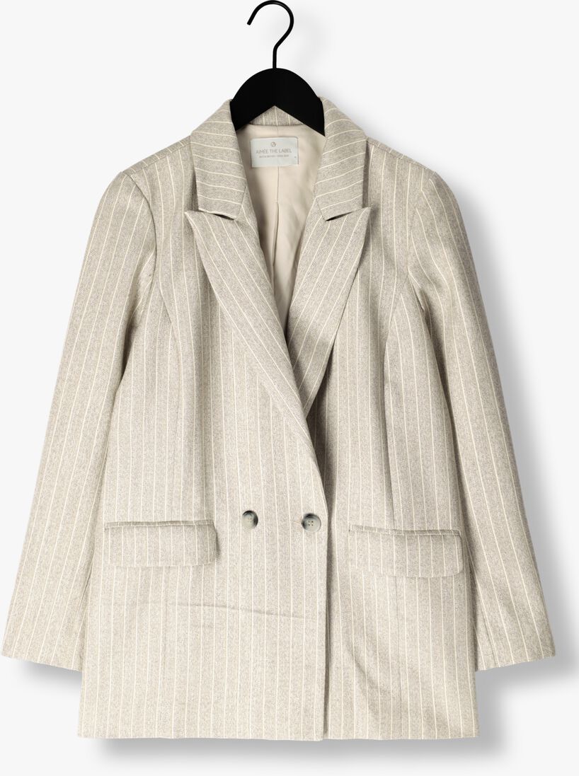 grijze aimee the label blazer boa