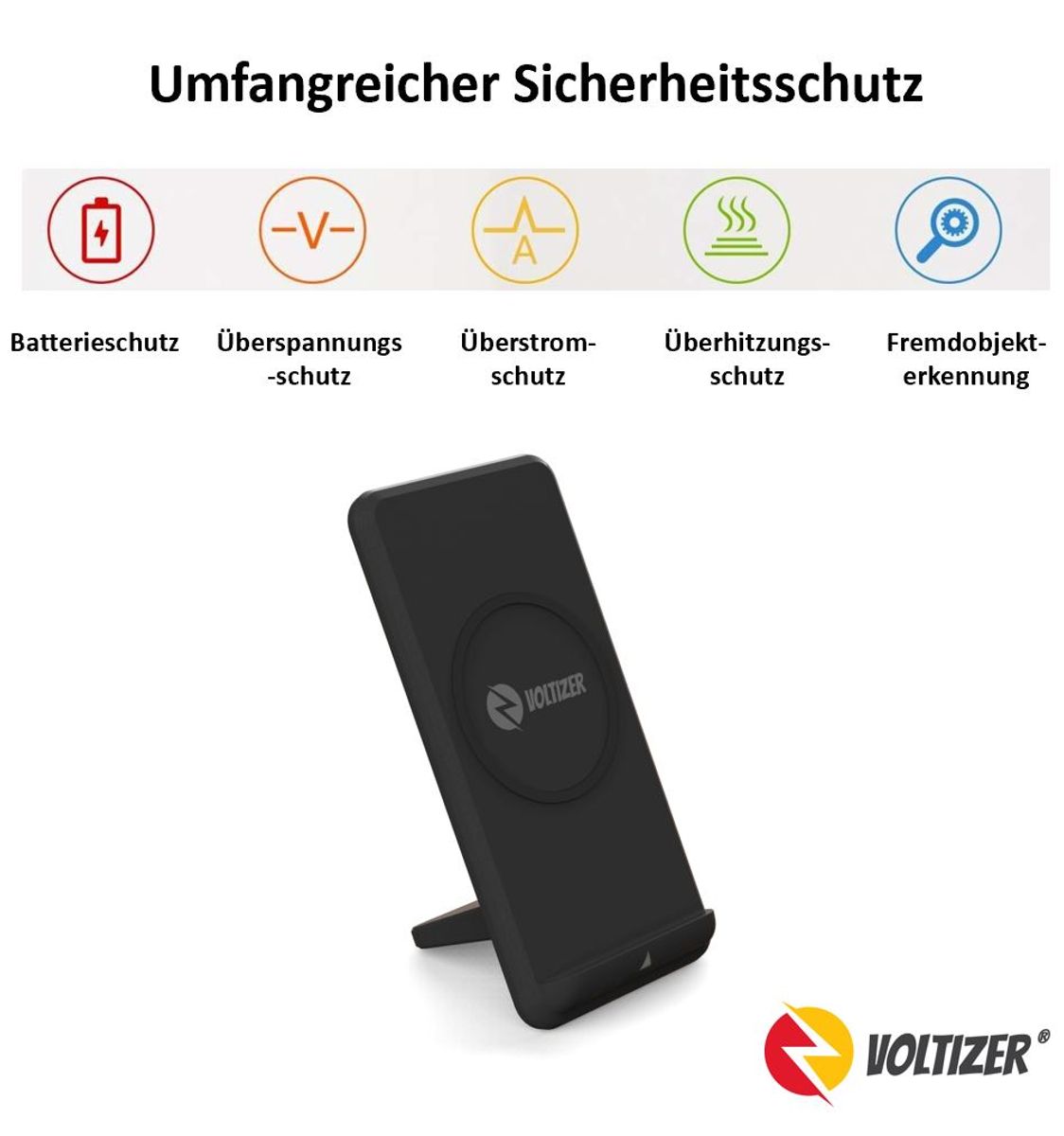 Kabelloses Ladegerät wireless Charger Einzel-Ladestation