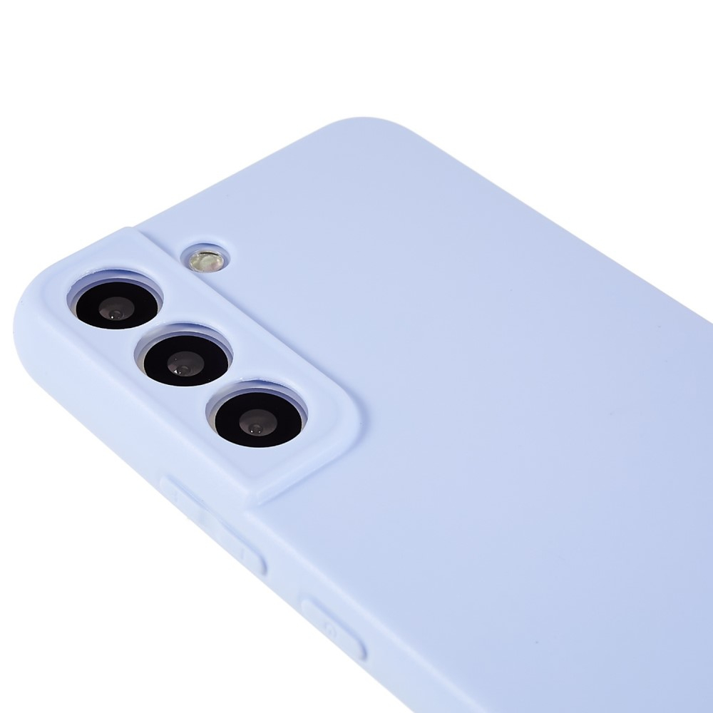 Samsung Galaxy S22 5G Gummi Case Hülle mit Kameraschutz - Hellblau (Matt)