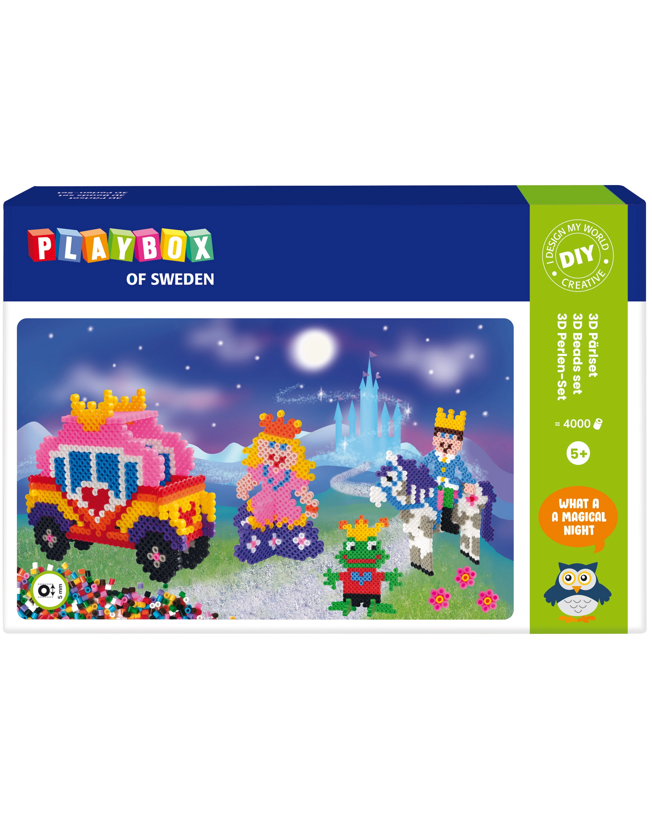 Bügelperlen-Set PRINZESSIN 3D 4.000-teilig