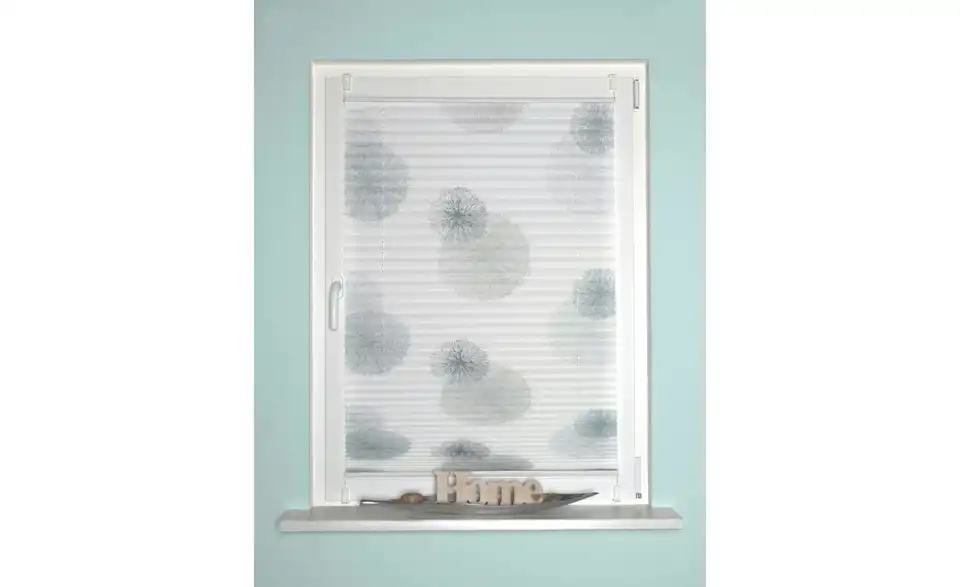 Plisseerollo Grau 130 cm 100 cm