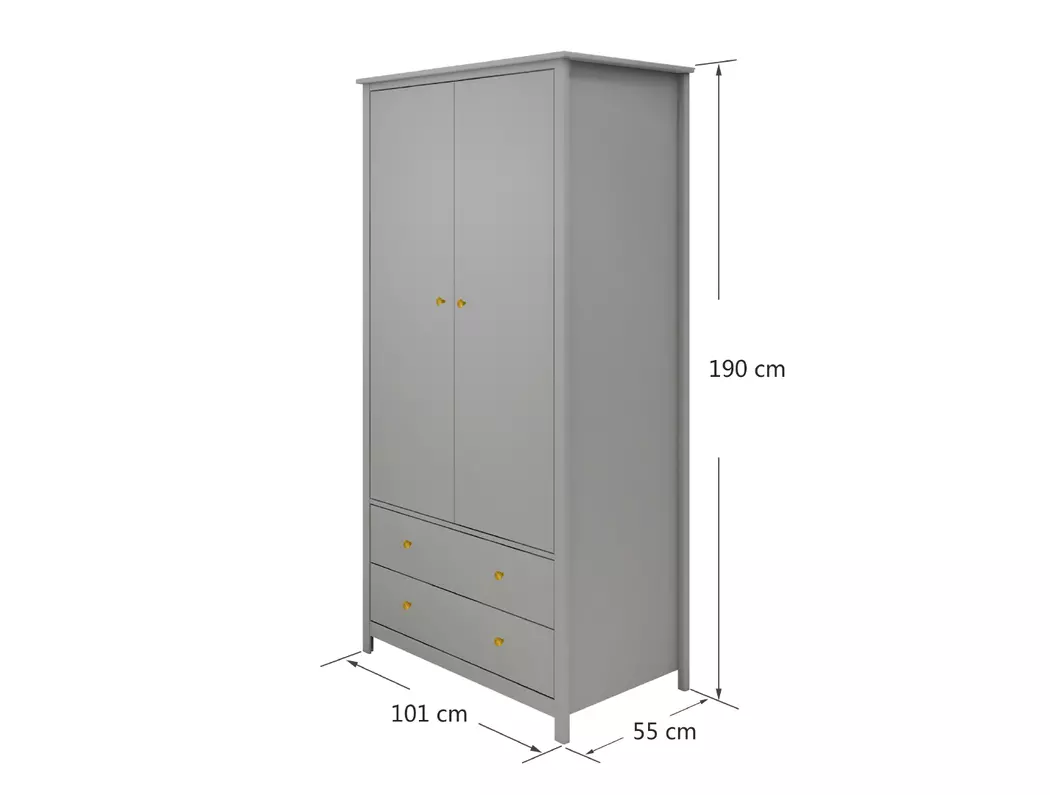 Kleiderschrank 2-trg. Luna