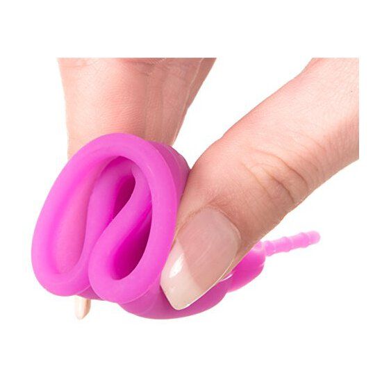 Lumunu Menstruationskörbchen MOSKITO Purple (A)