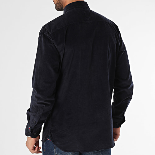 Chemise Manches Longues Flex Solid Corduroy 2931 Bleu Marine